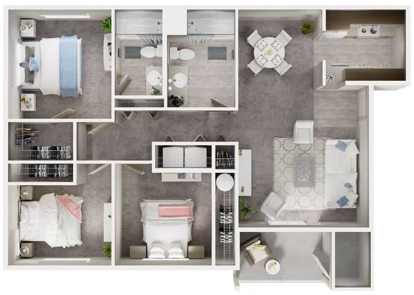 3 Bedroom, 2 Bath